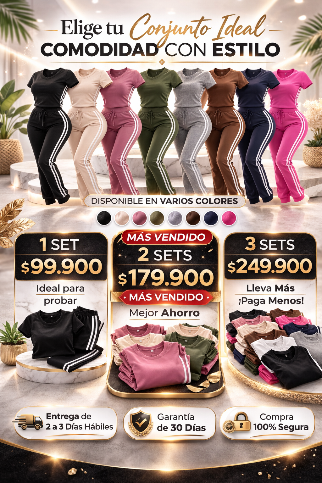 conjunto rib de dama